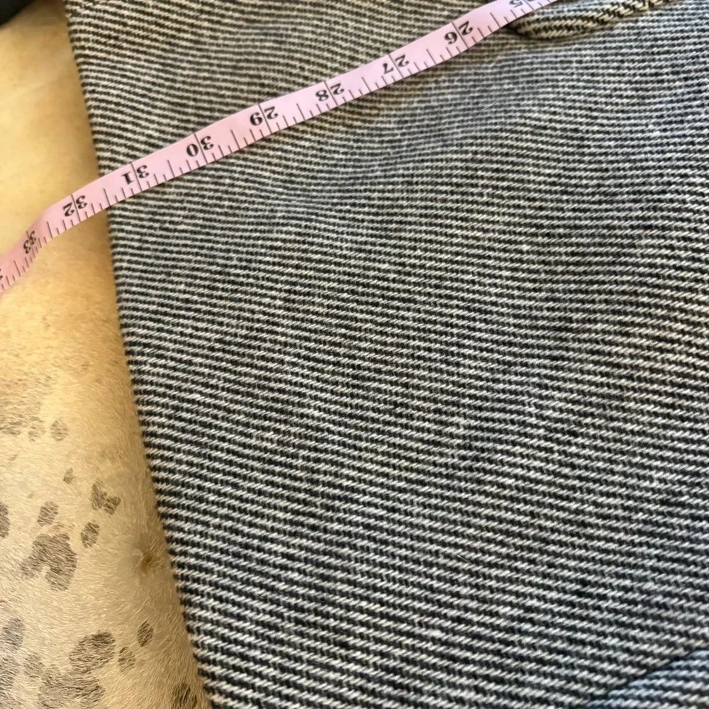J CREW Grey Wool Blend‎  Double Breasted Coat Stadium Cloth peacoat Size 2 - Picture 8 of 8